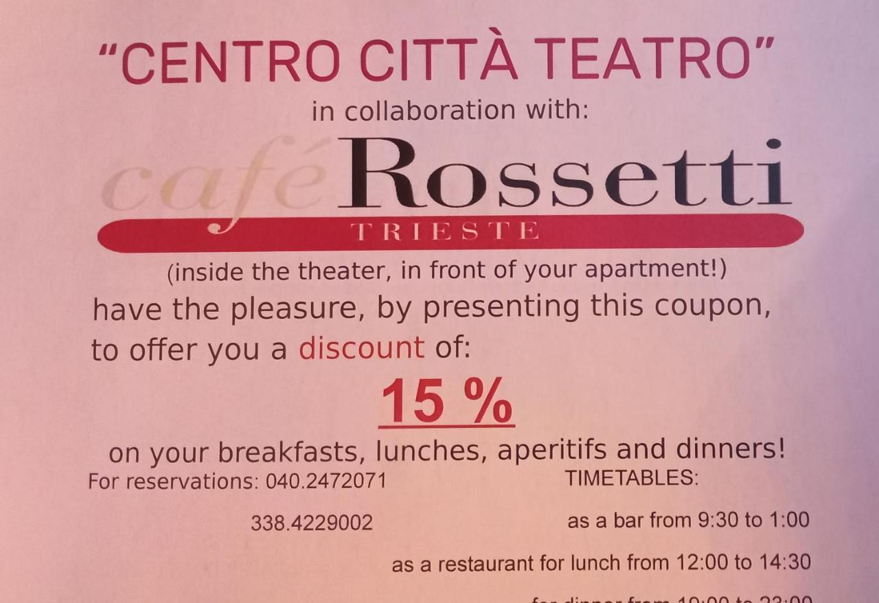 فندق Centro Citta Teatro ترييستي المظهر الخارجي الصورة